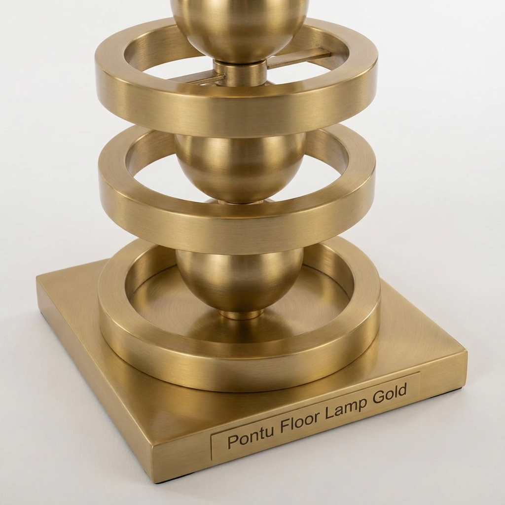 Pontu Floor Lamp Gold view 2