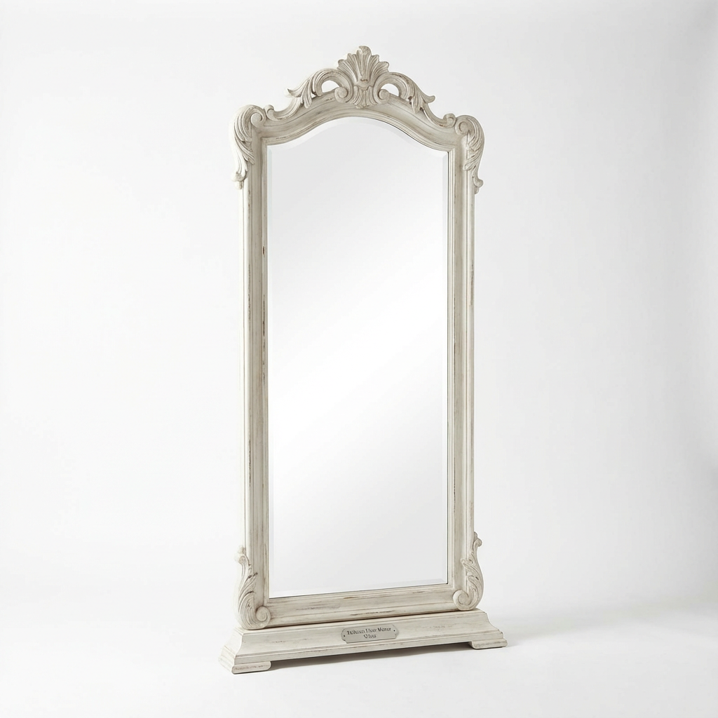 Tuileries Floor Mirror White - 100cm x 200cm