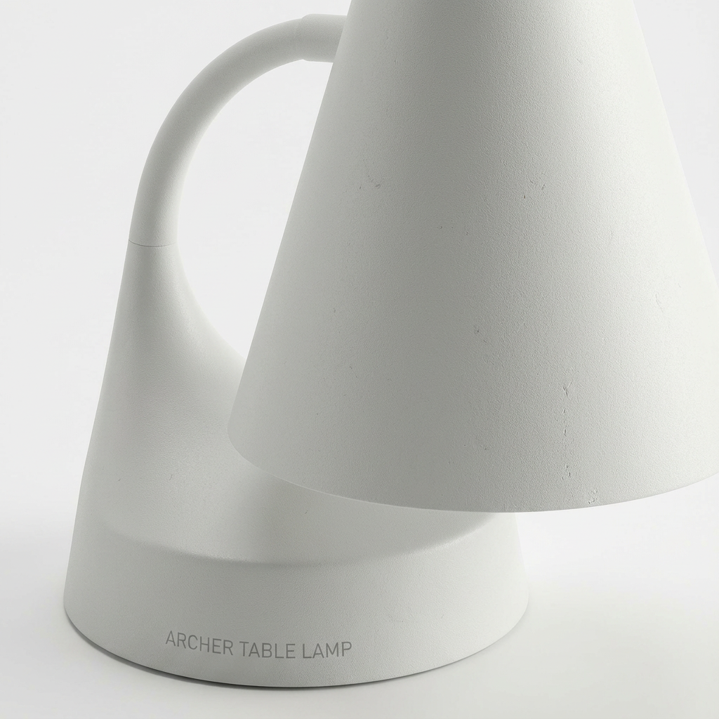 Archer Table Lamp White view 2