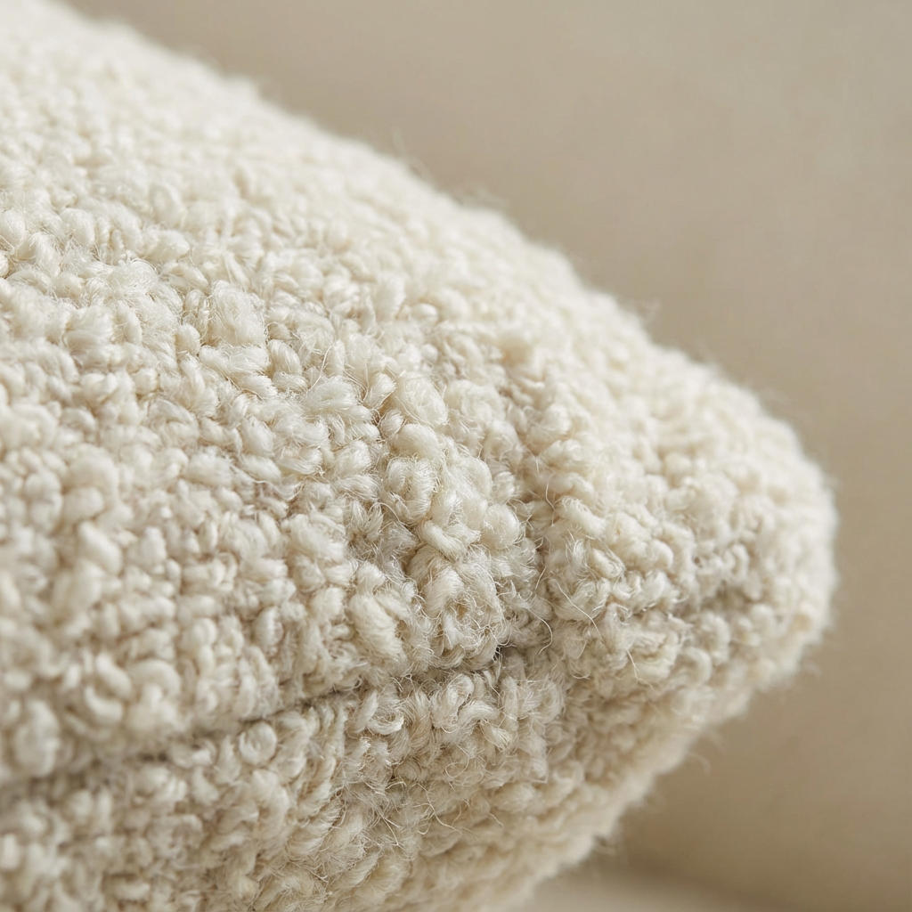 Arlette Cushion Boucle Natural - 55cm x 35cm view 2