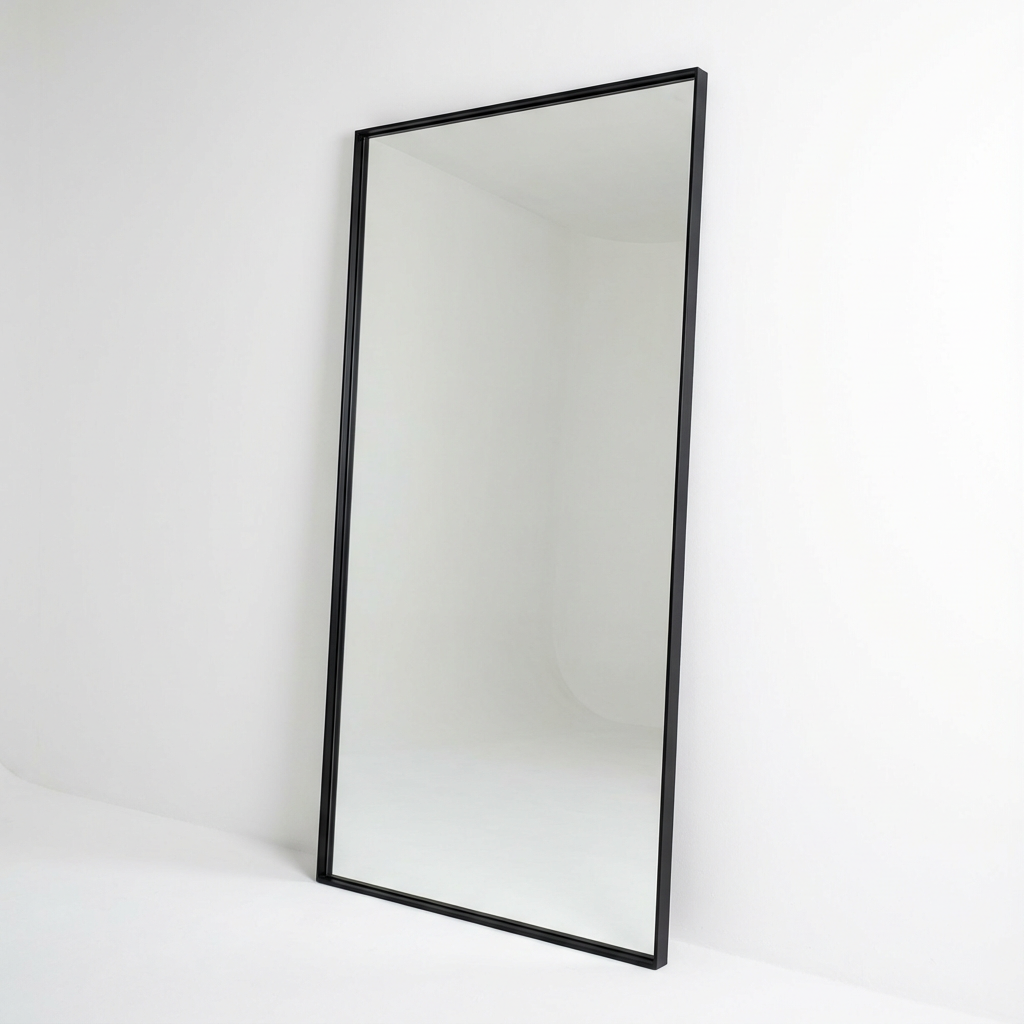 Tuileries Floor Mirror Black - 100cm x 200cm