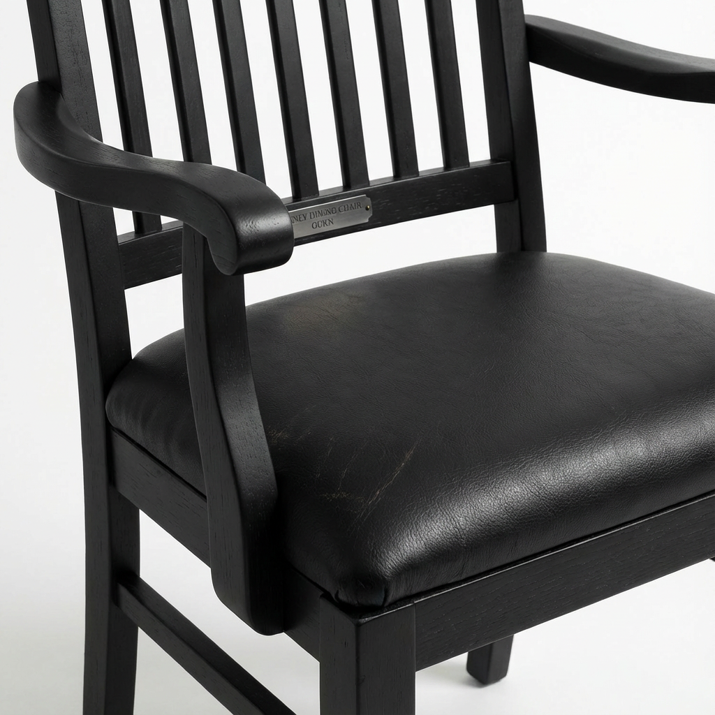 Manly Dining Chair Black view 2