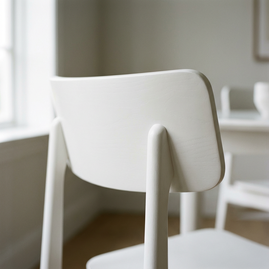 Oscar Dining Chair White view 2