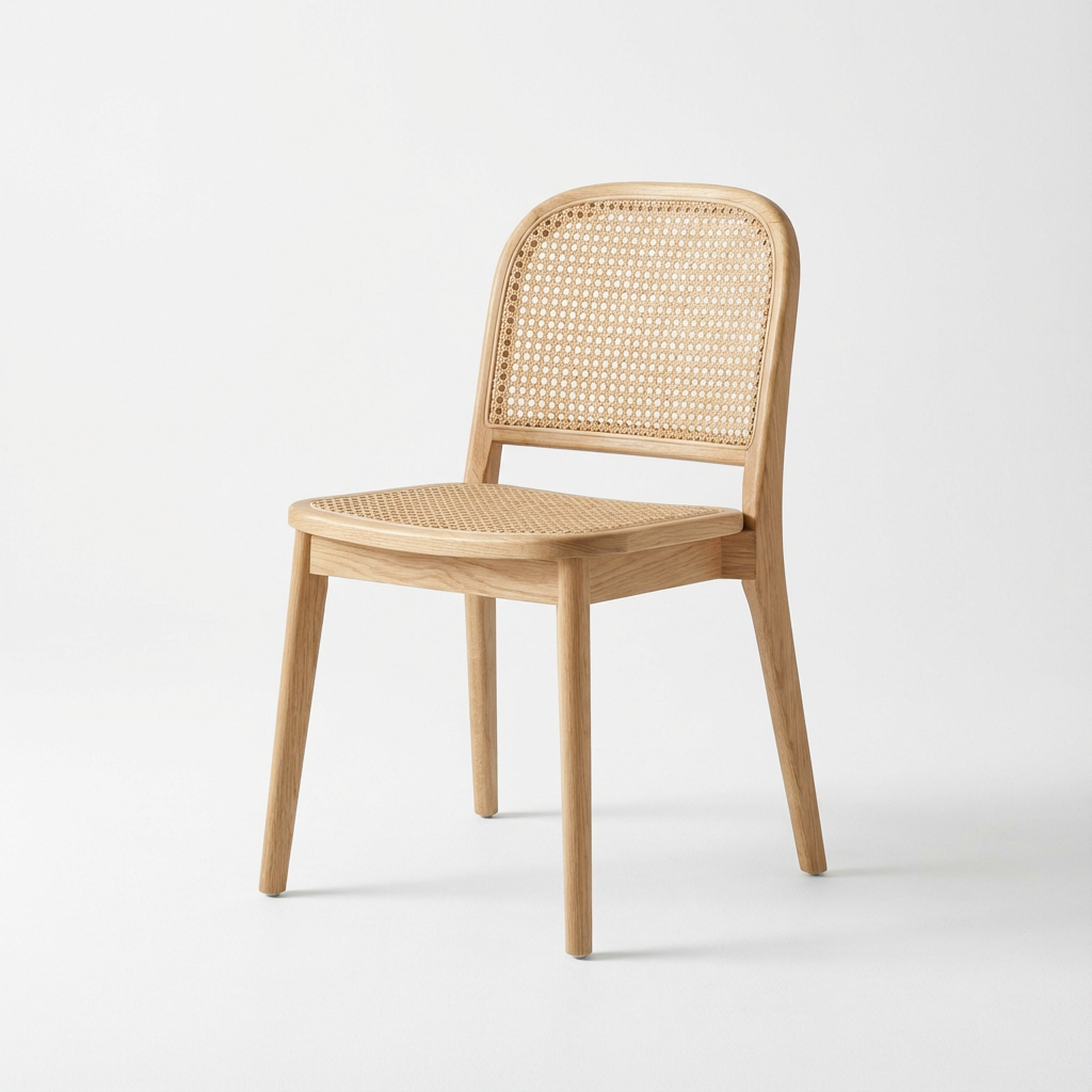 Azul Dining Armless Chair Natural and Rattan