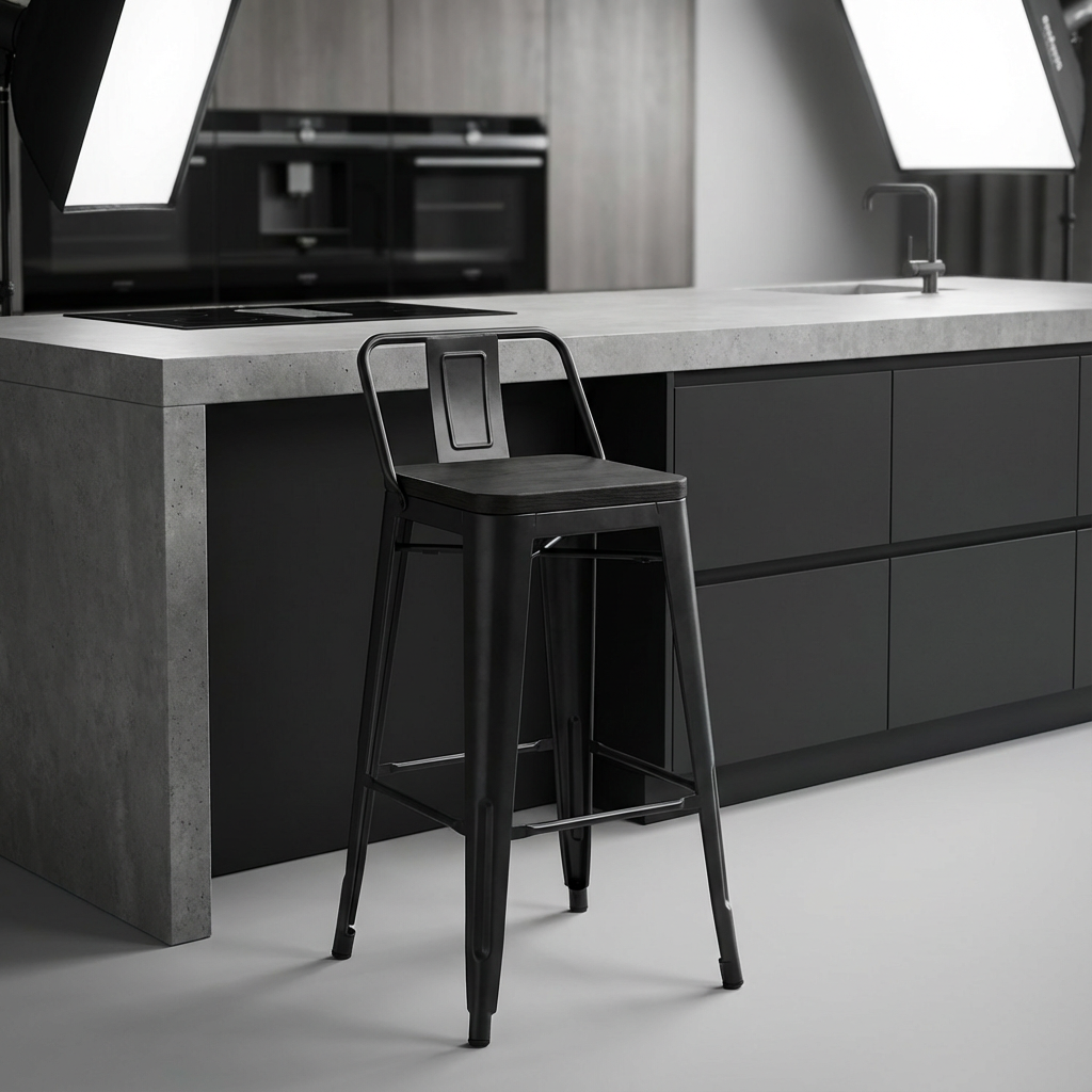 Manly Counter Stool Black