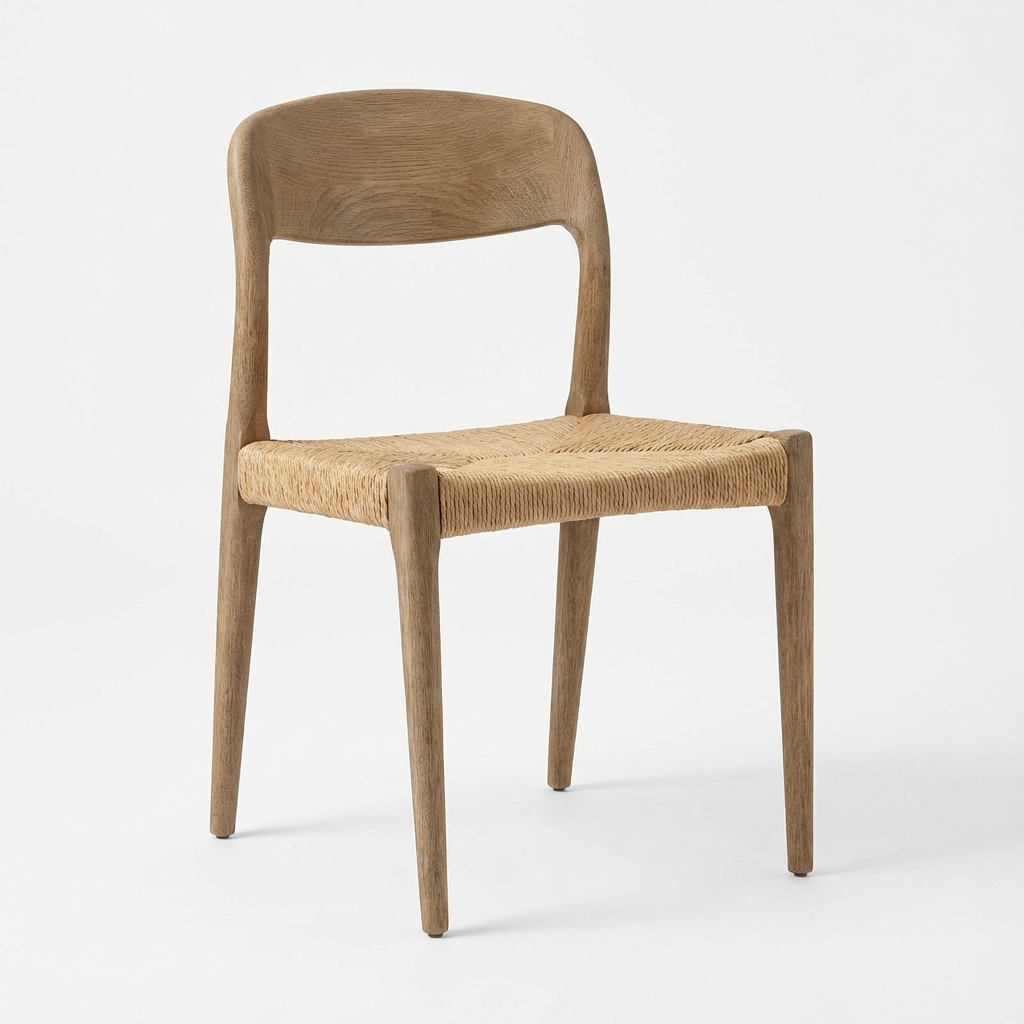 Jonah Dining Chair Brushed Elm & Natural