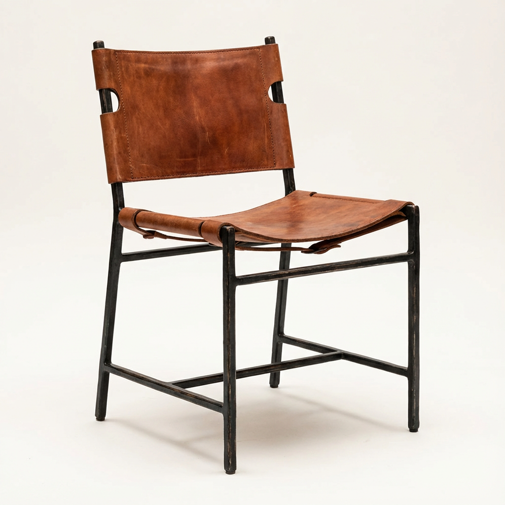 Montana Saddle Dining Chair Rust