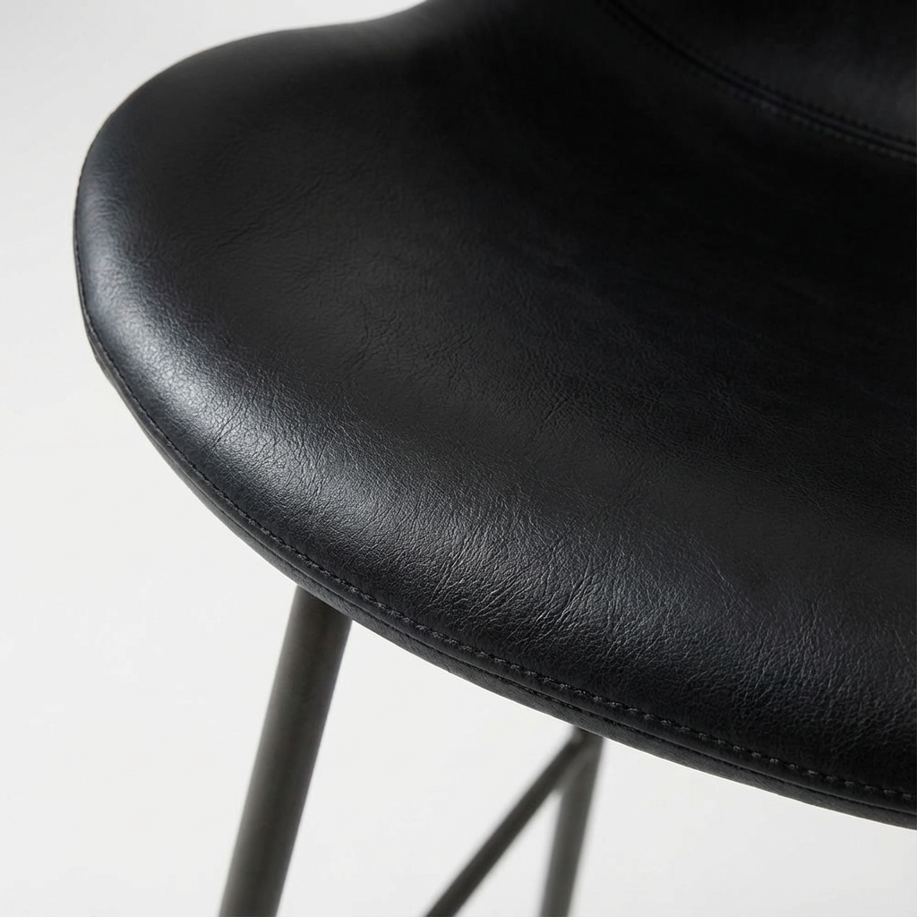 Montana Saddle Counter Stool Black view 2