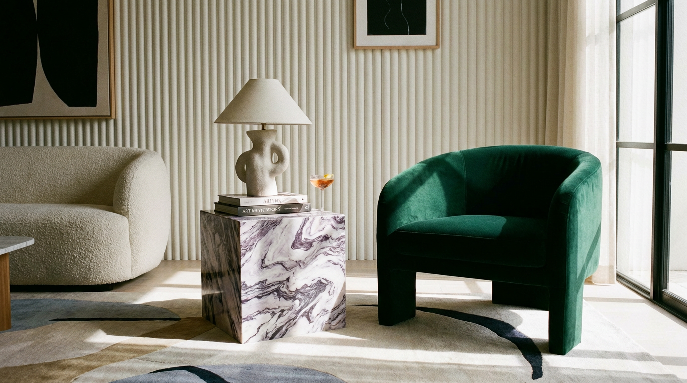 Mars Violetta Side Table view 3