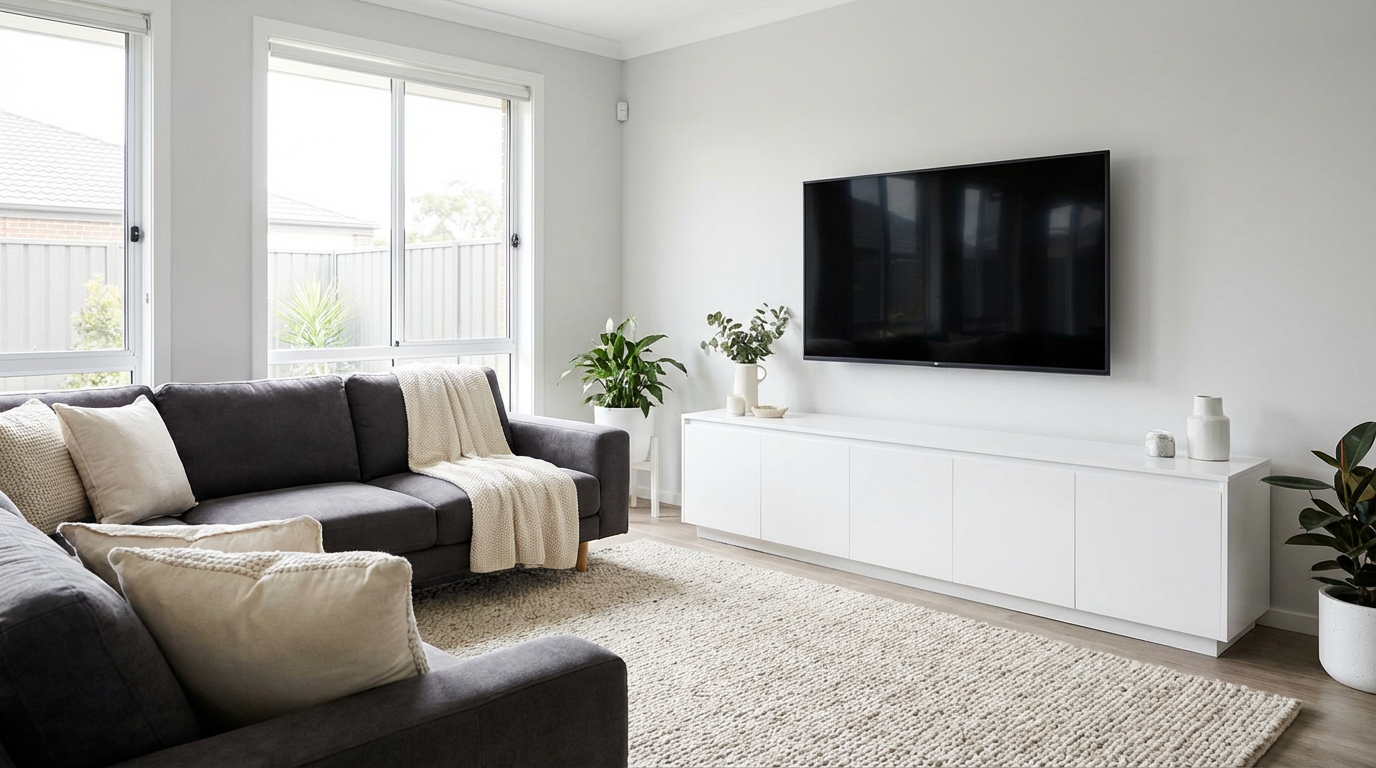 Balmain TV Unit White - 228cm view 3