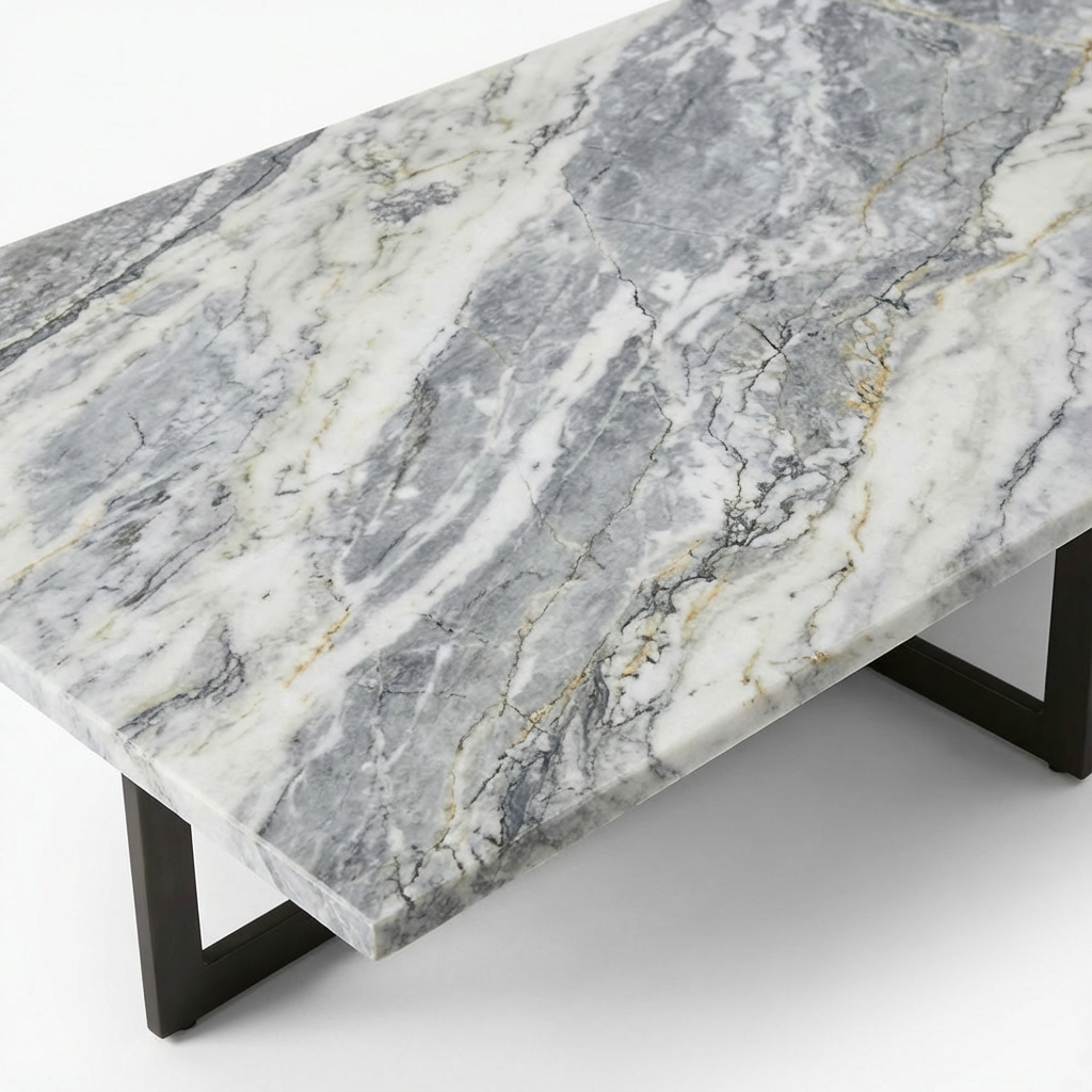 Turin Toronto Marble Coffee Table view 2