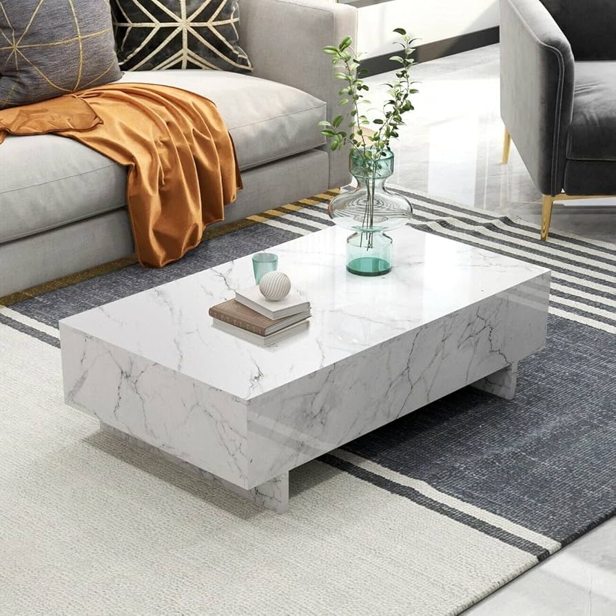 Turin Toronto Marble Coffee Table