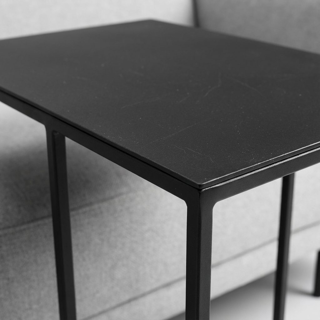 Slim Sofa Table Black view 2