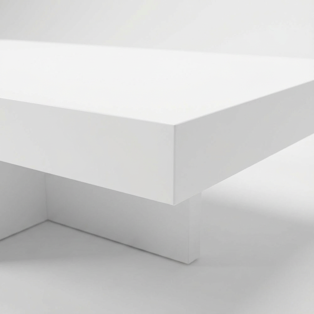 Lazarro Coffee Table White view 2