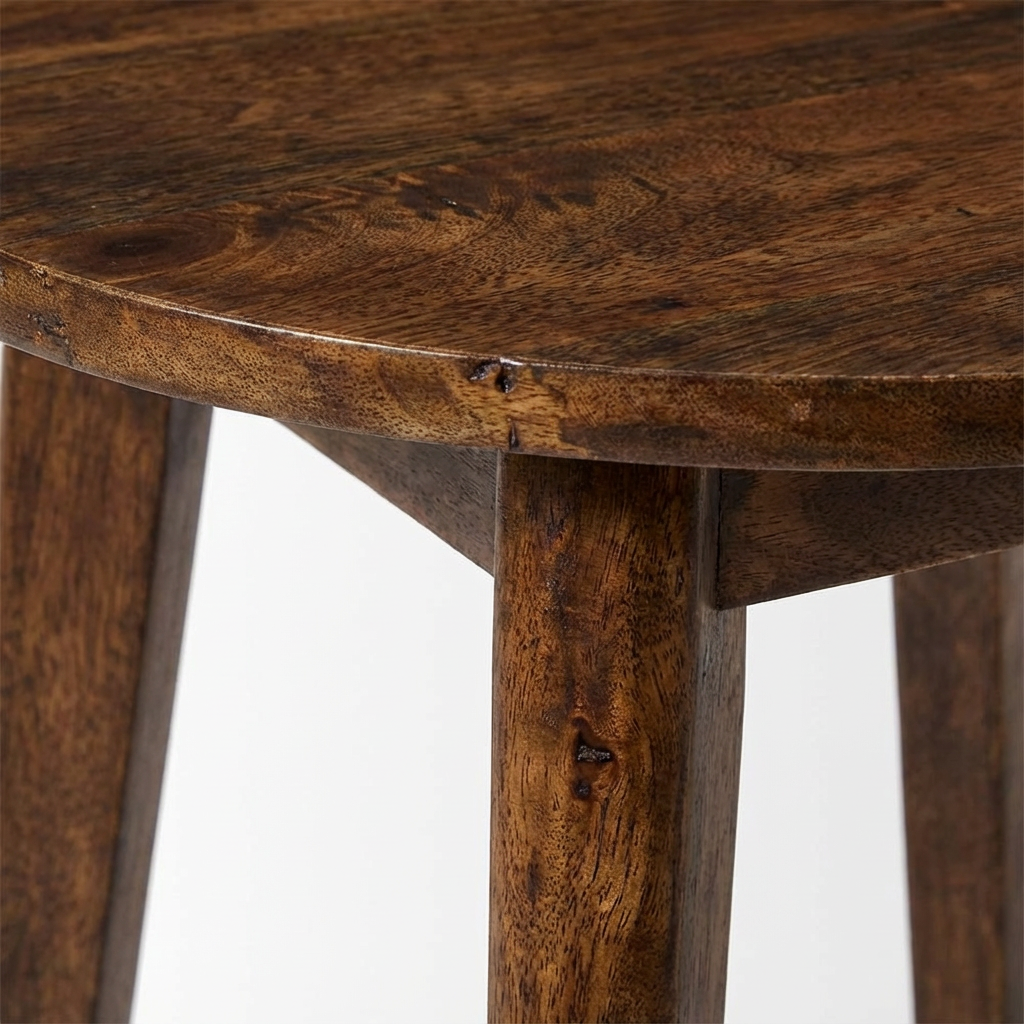 Cohen Umber Mango Wood Side Table view 2