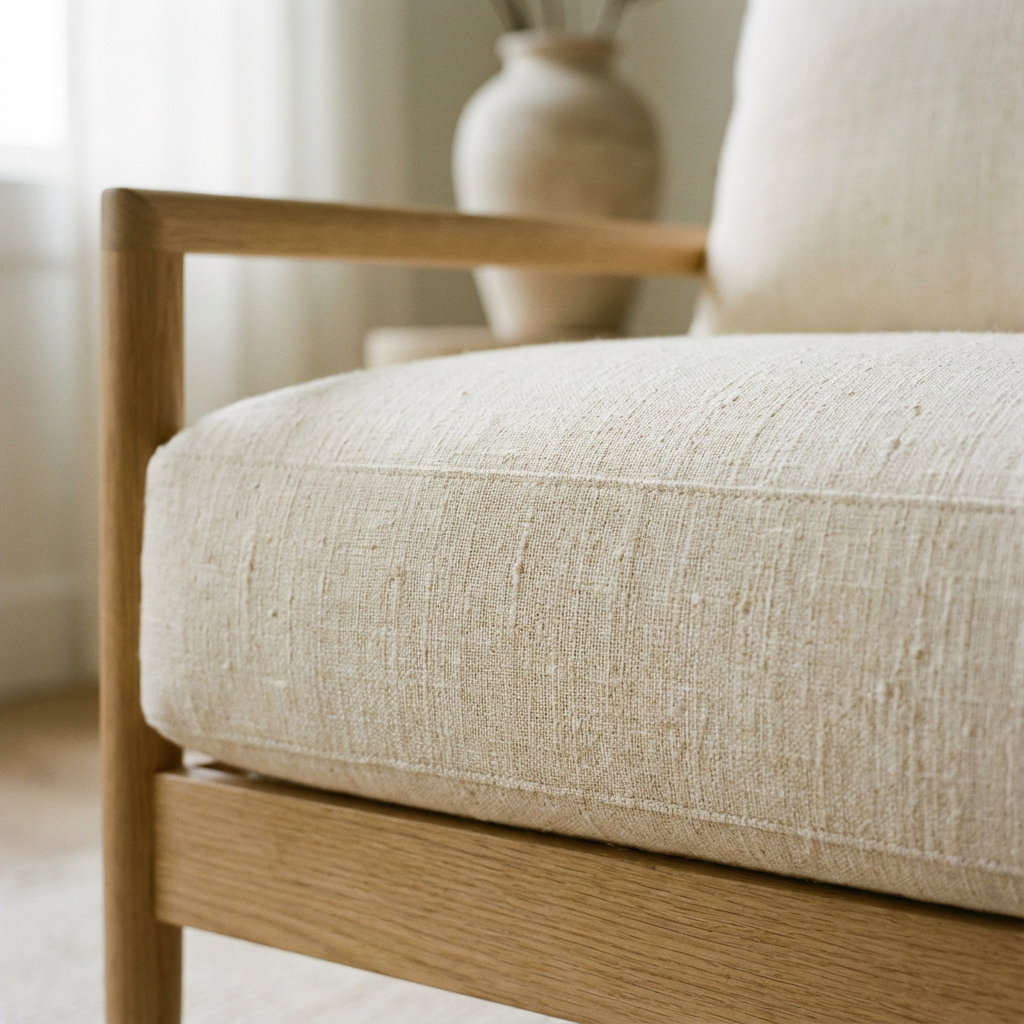 Haven California Ivory Chaise Sofa - 3 Seater view 2