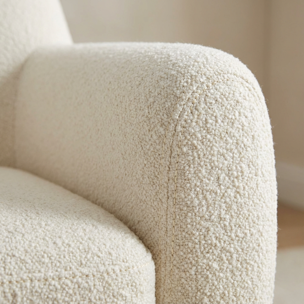 Lax Swivel Chair Boucle Ivory view 2